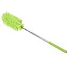 Dust Removal Stainless Steel Dust Duster Green Telescopic Cleaning Brush Portable Washable Feather Duster Household