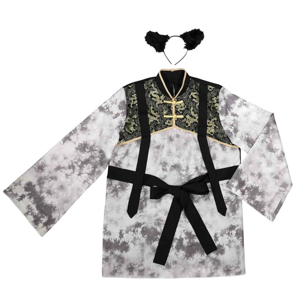 Neo Zombie Cosplay Halloween China Wolf Unisex White [Clear Stone]