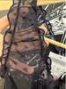 BM Style Ruffle V-Neck Bow Mesh See-Through Slimming Vest Top for Women