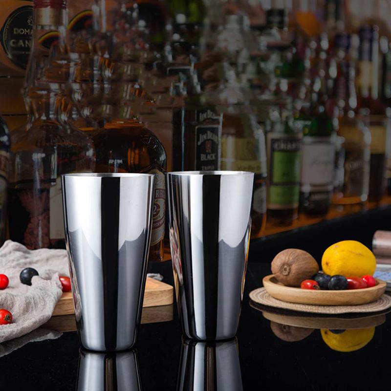 1/6/9/11pcs Boston Shaker Professional Stainless Steel Bartender Wine Cup Cocktail Mixer Martini Cocktail Shaker Bar Set 5