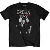 Men's Black T-Shirt with Punk Rock Style Print & Music Inspired Graphic - Crew Neck Cotton Tee