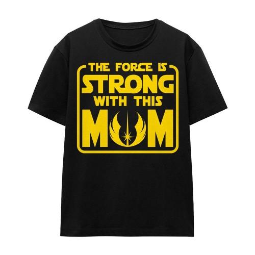 STAR WARS Unisex Adult Force Is Strong With Mum Mothers Day T-Shirt