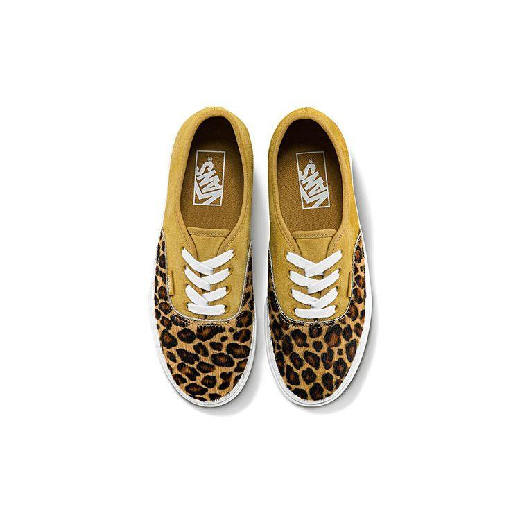 Vans Authentic Low Top Skate Shoes Unisex Sneakers Brown Yellow VN0A5KRDAVB