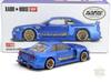 MINI GT 164 Scale KAIDO HOUSE - NISSAN SKYLINE GT-R R34 KAIDO WORKS SHINJYUKU V2 - BLUE (KHMG158)