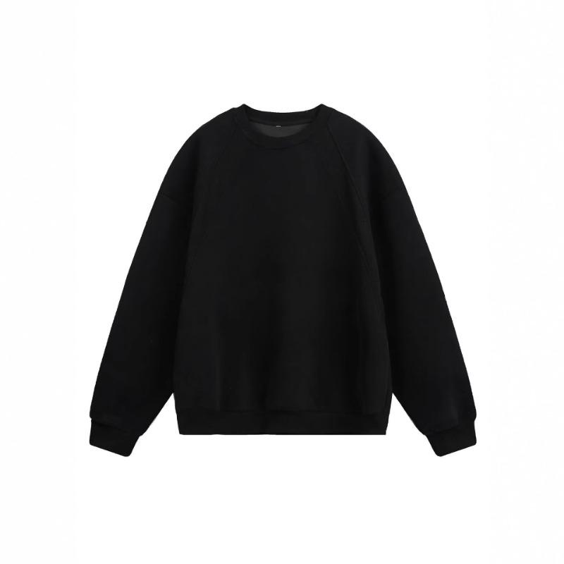Men S Boxy Fit Crew Neck Long Sleeve Casual Sweatshirt For Spring Autumn