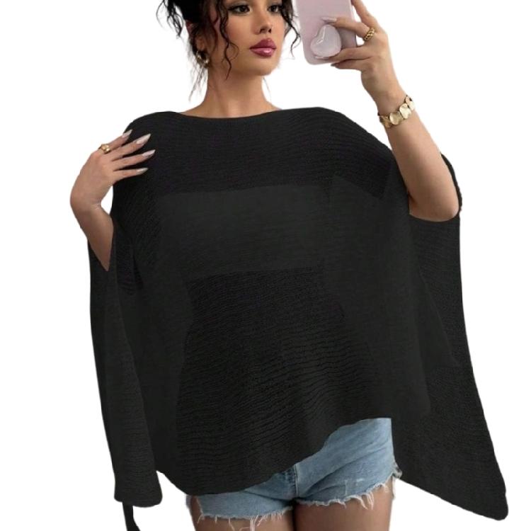 

Lady See Through Shoulder Wrap Scarf Multipurpose Sun Shielding For Travel And Daily Use L чорний