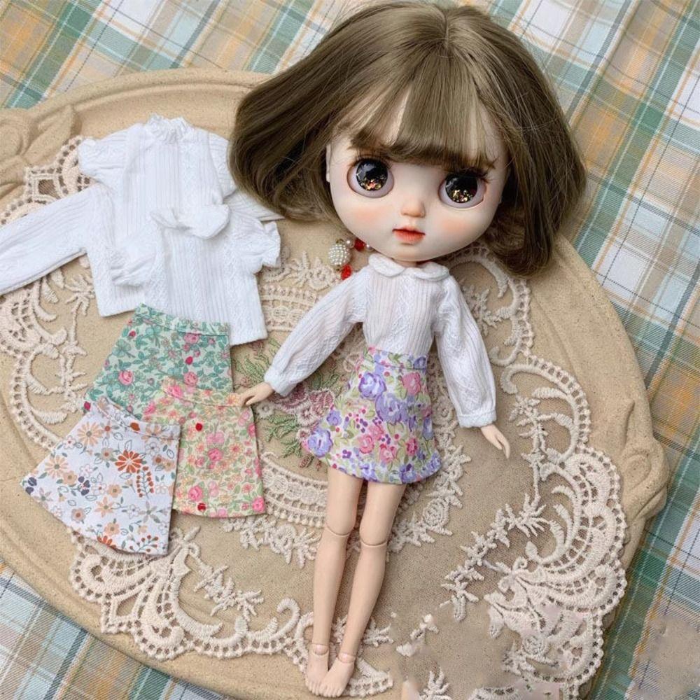 Handmade Long Sleeve Blouse Clothes for licca ob24/26/27 doll