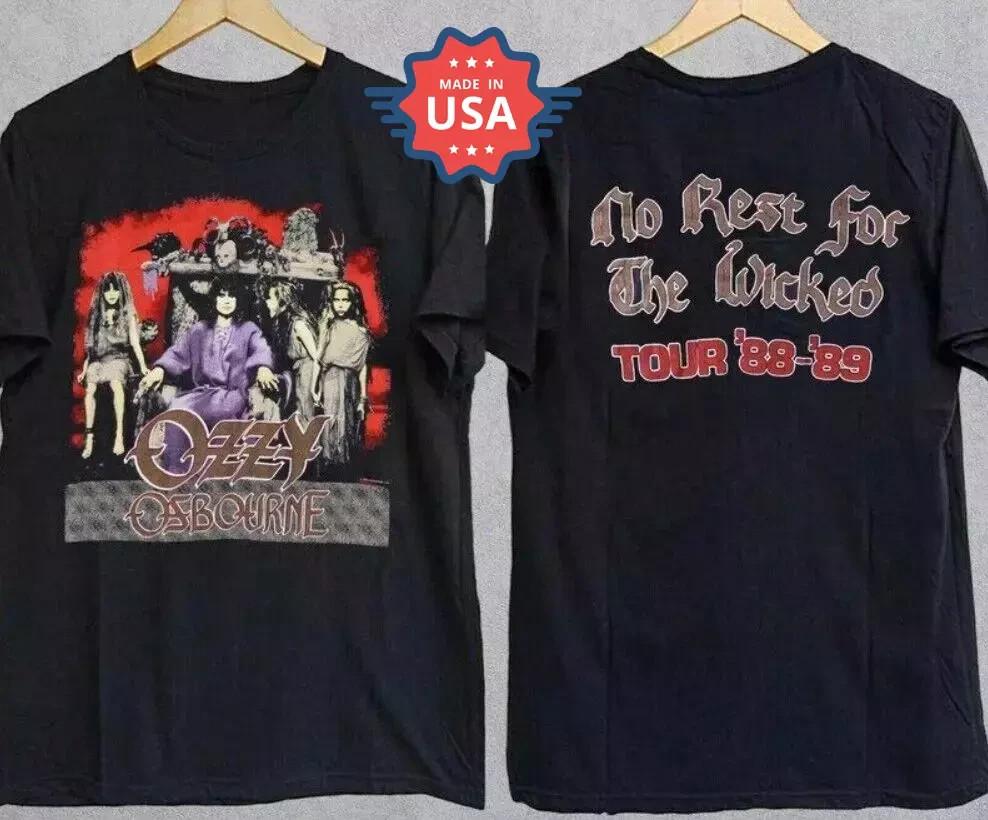 1988 Ozzy Osbourne No Rest For The Wicked Tour 88 - 89 T-Shirt Unisex T-Shirt S