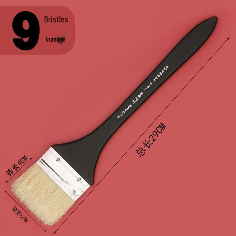 Multifunctional Nylon Brush: BBQ, Paint, Cleaning, 1-12 Plate Sizes