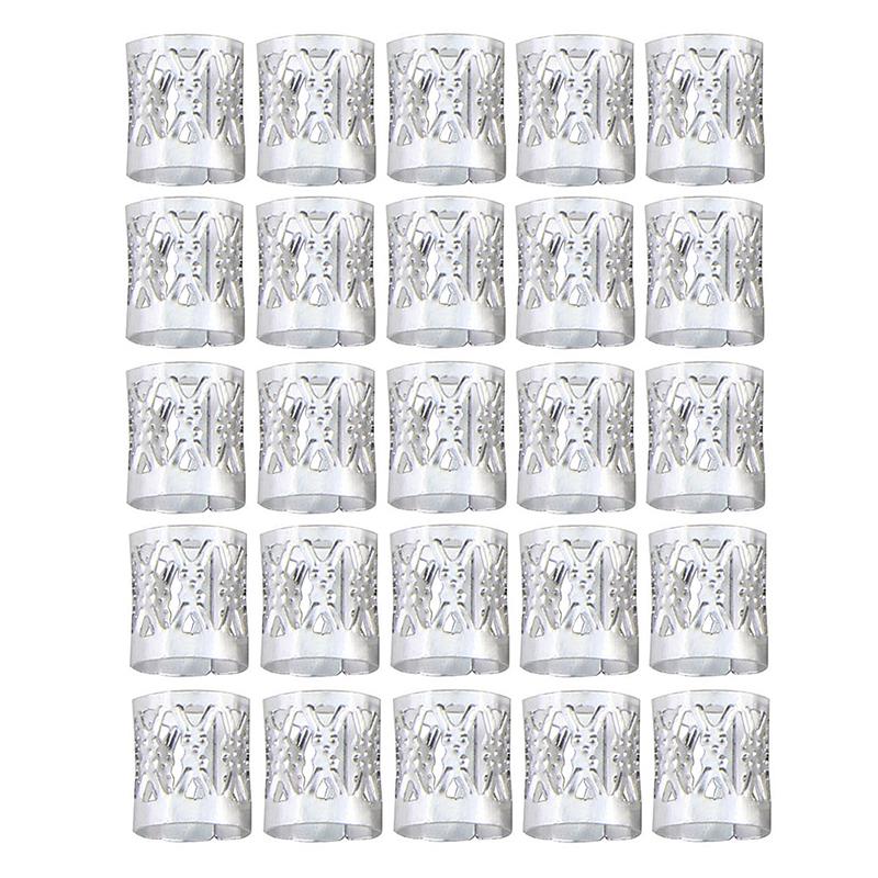 100 Teile/satz Tragbare Flechten Haar Verlängerung Zubehör Universal Haar Geflecht Dreadlock Perlen