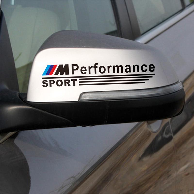 2 buc Autocolant și decal pentru oglinda retrovizoare auto Accesorii Insignă pentru BMW M E90 E60 F10 F30 E46 G20 X1 X3 X4 X5 X6 E70 F20 E39 E92 Stilizare