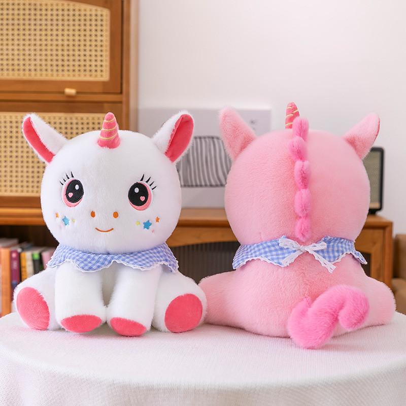 Unicorn Plush Toy Animal Stuffed Doll With Pp Cotton For Gift And Collecting