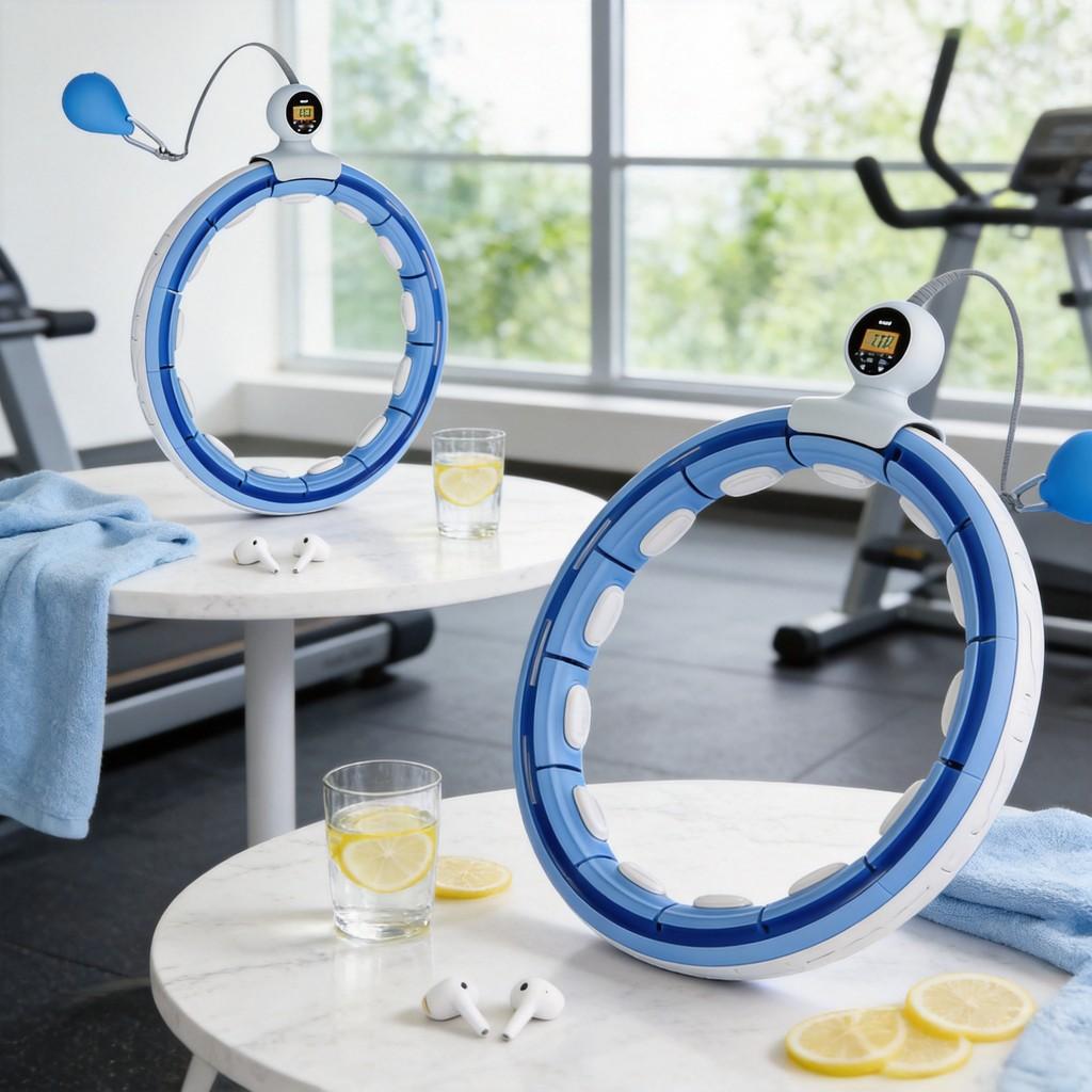 Material Smart Massage Lazy Hula Hoop With Digital Counter For Fitness And Body Shaping