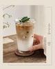 Durable High-Temperature Resistant Glass Cup for Coffee, Beverages, Milkshakes, and Breakfast, Explosion-Proof and Anti-Spill Design.