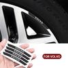 4pcs Aluminum Car Emblem Wheel Rim Stickers Decor Accessories For Rdesign T6 AWD C30 C70 S40 S60 S70 S80 S90 V40 V50 V60