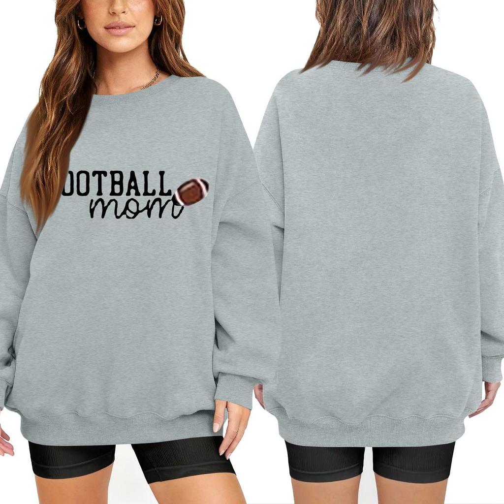 Unisex Pullover Sweatshirt for Men Women, Lightweight Long Sleeve Neck Printed Casual Top