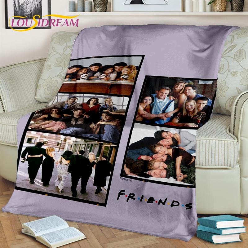 Classic Central Perk Friends TV Show Blanket,Soft Throw Blanket for Home Bedroom Bed Sofa Picnic Travel Office Cover Child Gift