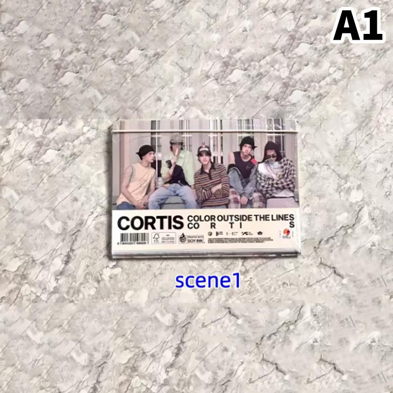 

1Set Kpop Cortis Debut Electronic Album Wvs Ver Lomo Cards Martin James Keonho Selfie Cards Juhoon Seonghyeon Fans Gifts