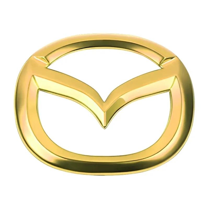 Adesivo Metálico para Centro de Volante de Carro Para Mazda Axela 323 CX5 CX3 CX6 RX7 MX5 CX9 CX7 CX9 Emblemas Decoração Interior