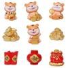 2022 Chinesisches Neujahr Dekorative Tigerfiguren für Zuhause mit kreativem Harzdesign