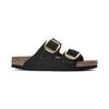 Arizona Big Buckle Sandals Nubuck Black