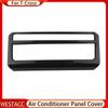 Carbon Fiber Car Air Cinditioner Button AC Knob Panel Cover Sticker Trim for Volkswagen VW T-Cross Tcross 2018-2023