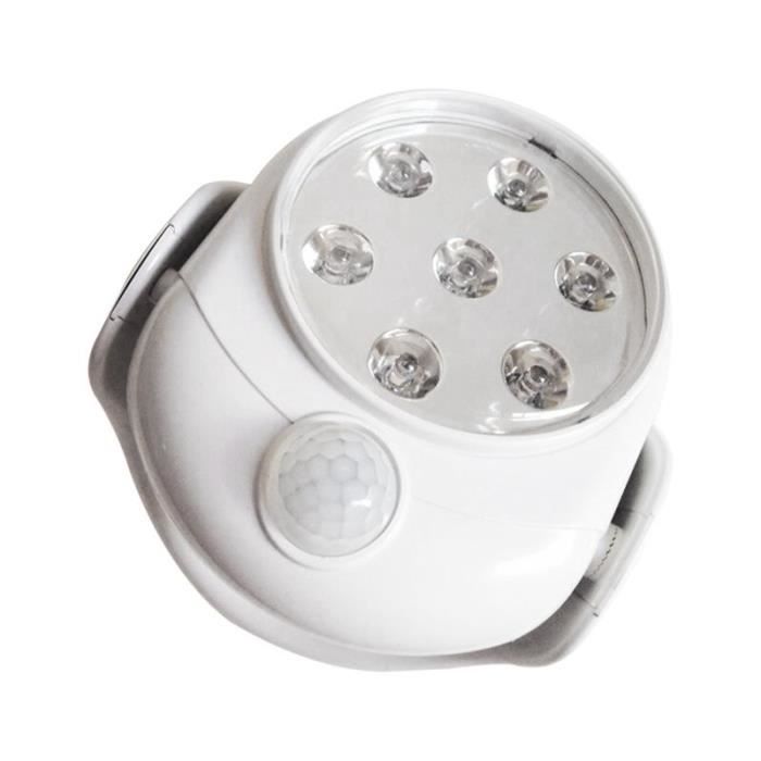 LED-Lampe - Bewegungsmelder 360° - Kabellos - Garten - Weiß