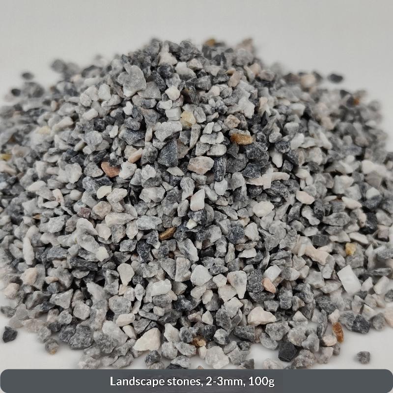 100G Mini Landscape Gravel Stone Micro Model Scenery Material Multi Size For Diy Sand Table Railway Scene Building Layout