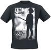 2026 The Cure Pánské tričko Don’t Cry, Bílá bavlna, Potisk vintage siluety, Post-Punková kapela, Y2k