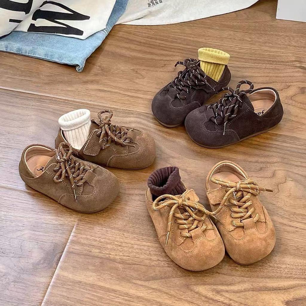 Retro-style Girls' Shoes, Small Leather Shoes with Soft Soles