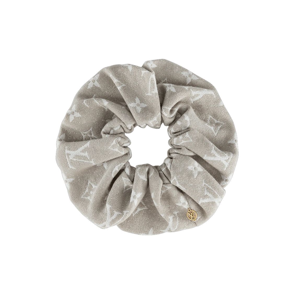 

Louis Vuitton Monogram Jacquard Denim Cotton Hair Tie Women accessories Gray M78235 Box+Shopping Bag