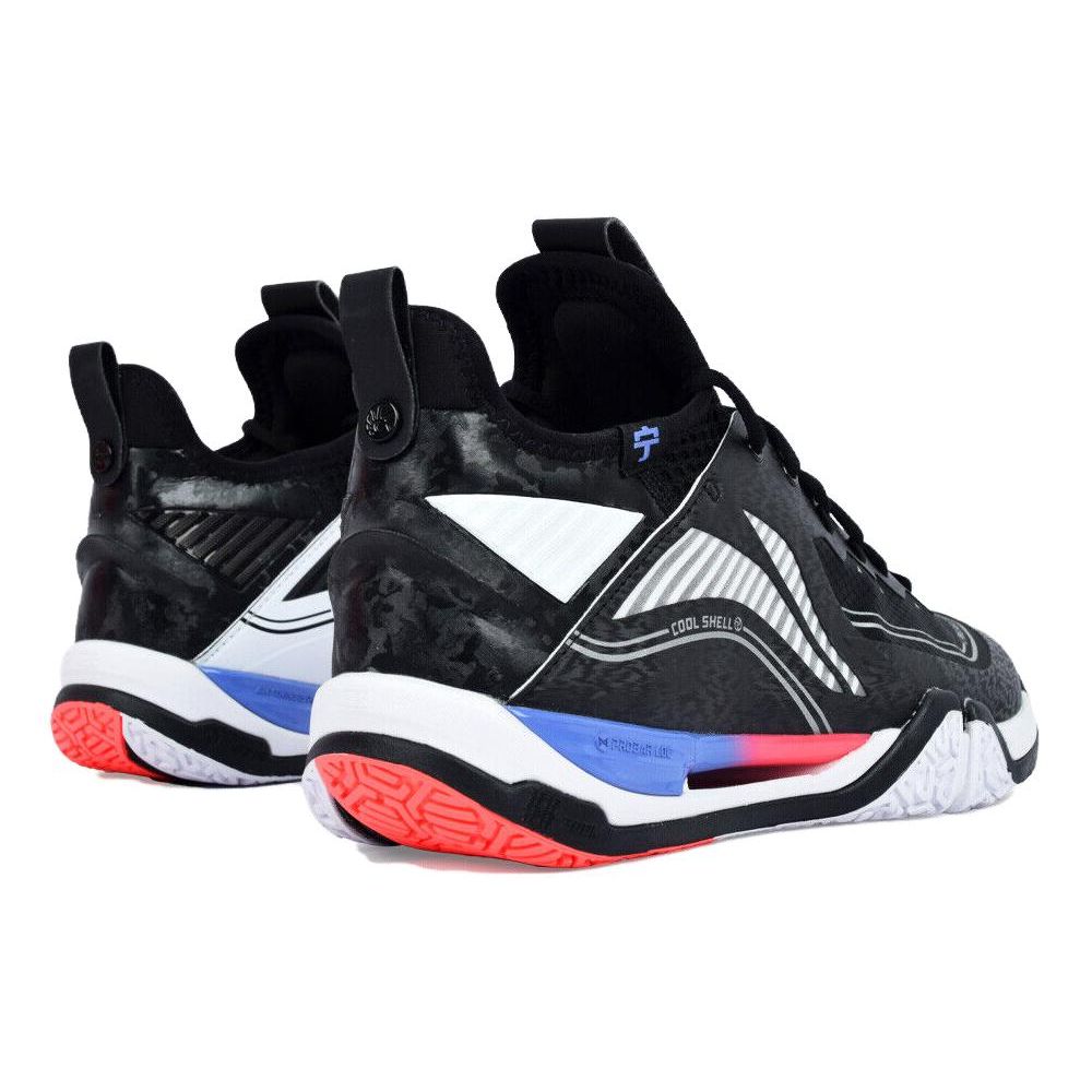 Li Ning Ground Flight 2 Pro Mid-Top Badminton Shoes Unisex Shoes Black AYAT003-1