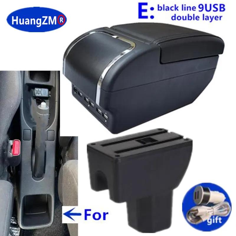 Car Storage Box Arm For Suzuki Splash Armrest Box Car Accessories Interior Details Retrofit Parts PU Leather Easy Installation