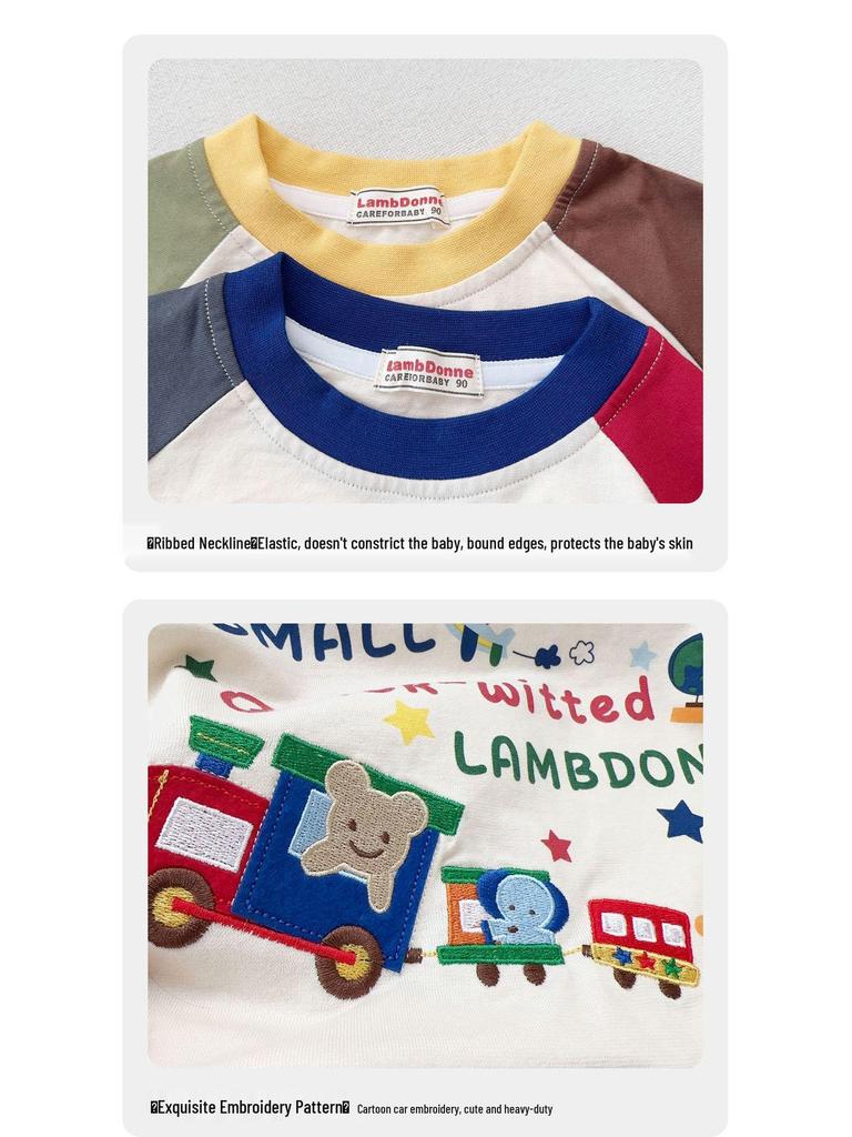 Children's Long-Sleeve Base Layer Top for Boys and Girls - New Autumn Style