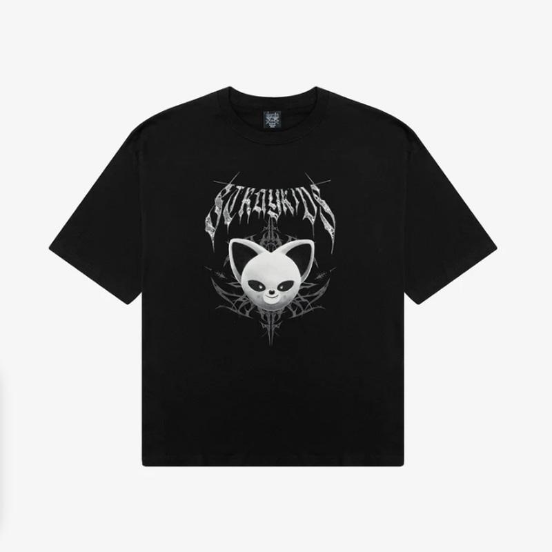 EVIL SKZOO T-SHIRT ジニレット　新品 EVIL SKZOO T-SHIRT - World Tour 'dominATE'【Leebit】/ Stray