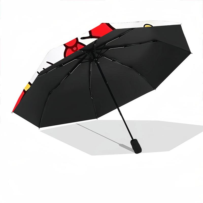 1pc Hello Kitty Automatic Umbrella 8-Bone Design Compact Gear for Outdoor Travel, Perfect Helloween Chrismas Gift for Friends or Family yy250903213