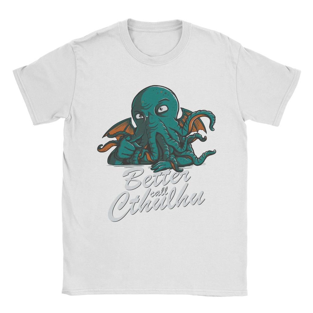 Pánské tričko Better Call Cthulhu Funny 100% bavlna Tričko s krátkým rukávem Breaking Bad Saul Tričko Kulatý výstřih Oblečení Grafické