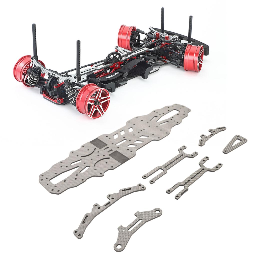 RC Car Chassis Plate High Flexibility Carbon   Chassis Plate Accessory for SNRC R3G 1:10 RC Station Wagon