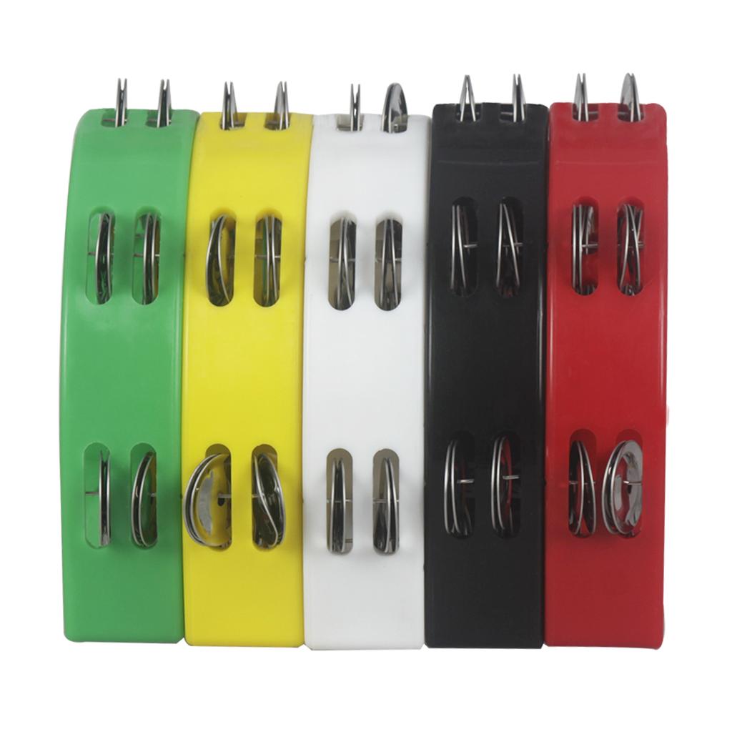 Tambourine Double Cymbals Percussion Orff Instrument KTV Singing Party Hand Jingle Bell Rattle Children Enlightenment Music Toys