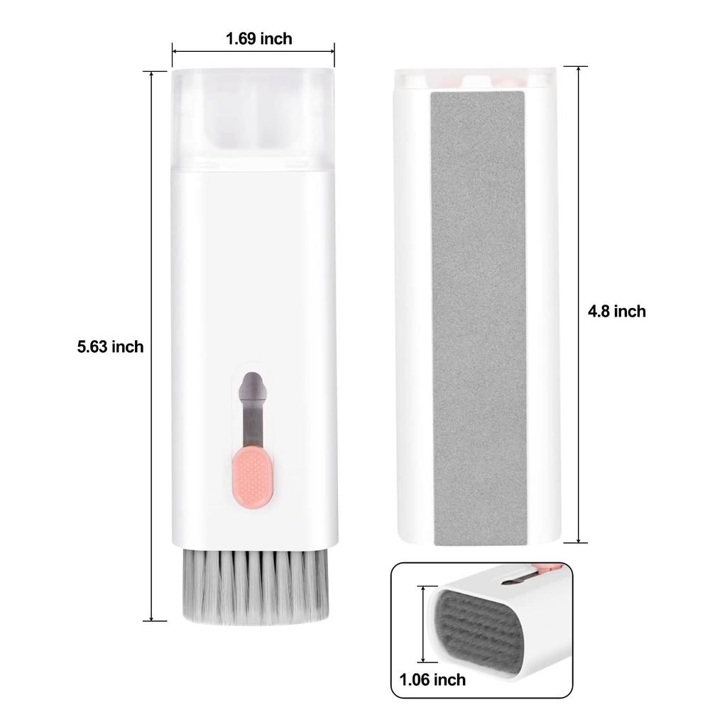 7 In 1 Cleaning Kit Computer Earphone Cleaner Brush Kit Keyboard Cleaning Pen For IPad Phone Headset Cleaning Tool Keycap Puller