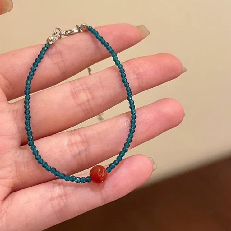 Stretchable Beaded Bracelet With Vintage Color Pattern Portable Stackable Jewelry Accessory for Adults Stylish Outfits