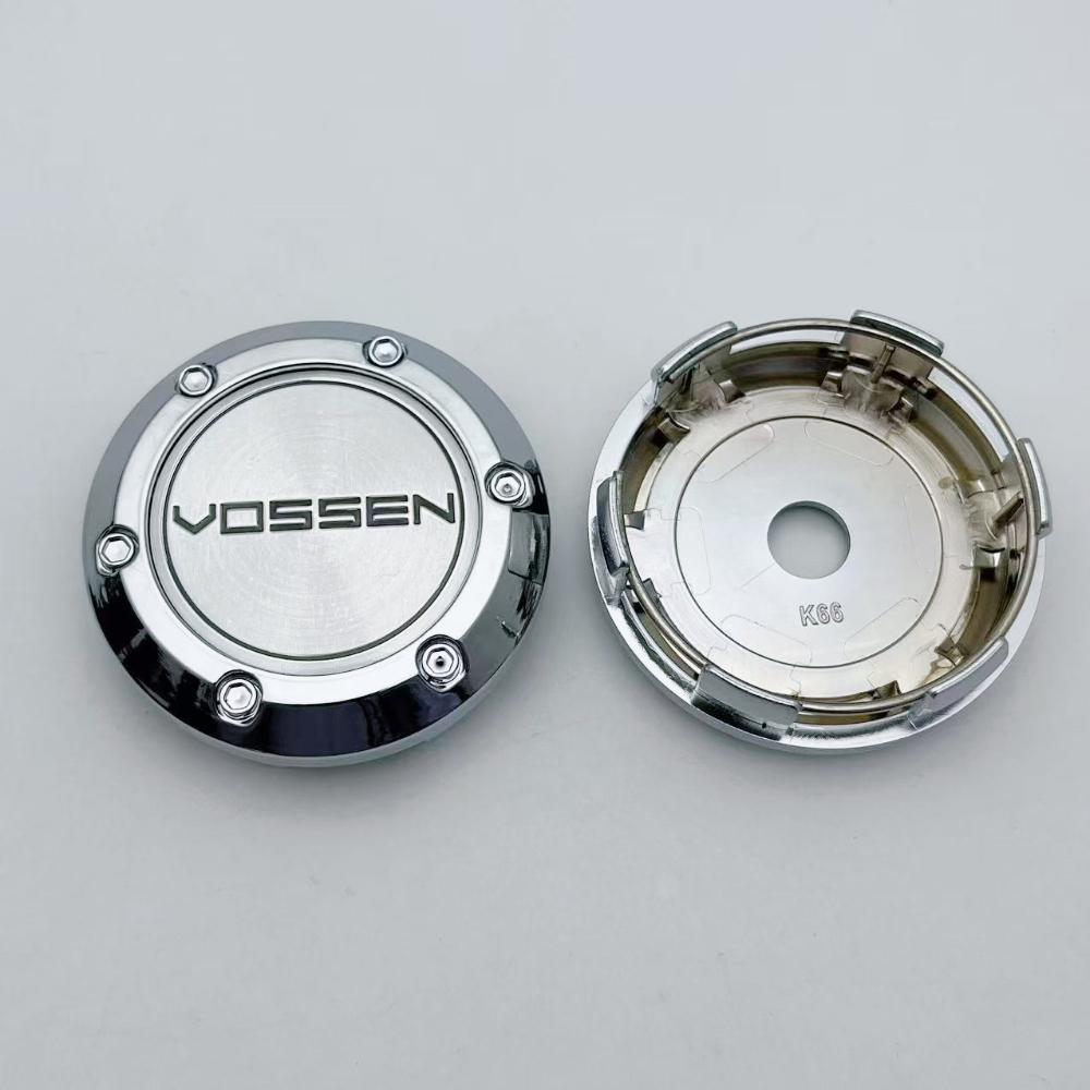 4pcs/Set 66MM 62MM VOSSEN Logo Emblem Badge Car Wheel Center Caps Rim Hubcap Wheel Hub Center Dust Cover Replace Car Accessories