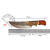 Longquan Kitchen Knives 7Cr17CoMoV Steel Blade Handmade Forged Utility Boning Chef Cleaver Knife Sharp Cooking Tools Wood Handle