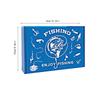 24pcs Enjoy Fishing Christmas Calendar Men's Fishing Calendar with Fishing & Fishing Accessories Fishing New Year Xmas Gift Box