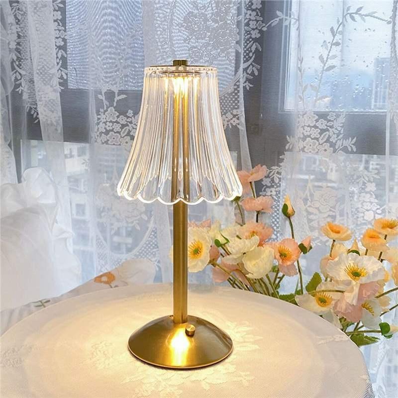 1 Set Dimmable Bar Counter Bedroom 3 Color Bedside Gold Led Table Lamp Touch Usb Rechargeable Desk Light