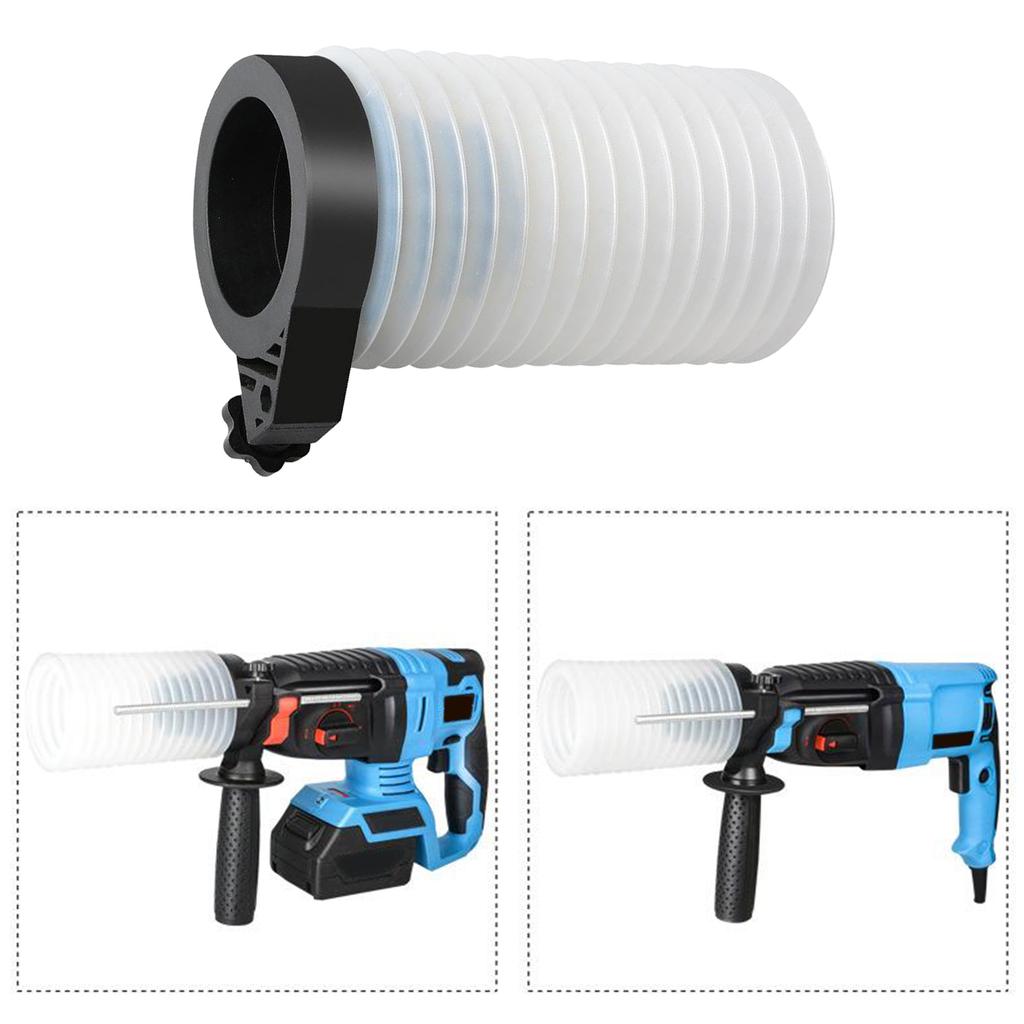 Rubber Impact Drill Dust Collector Cover White Rubber Electric Hammer Ash Bowl Collecting Device Tool