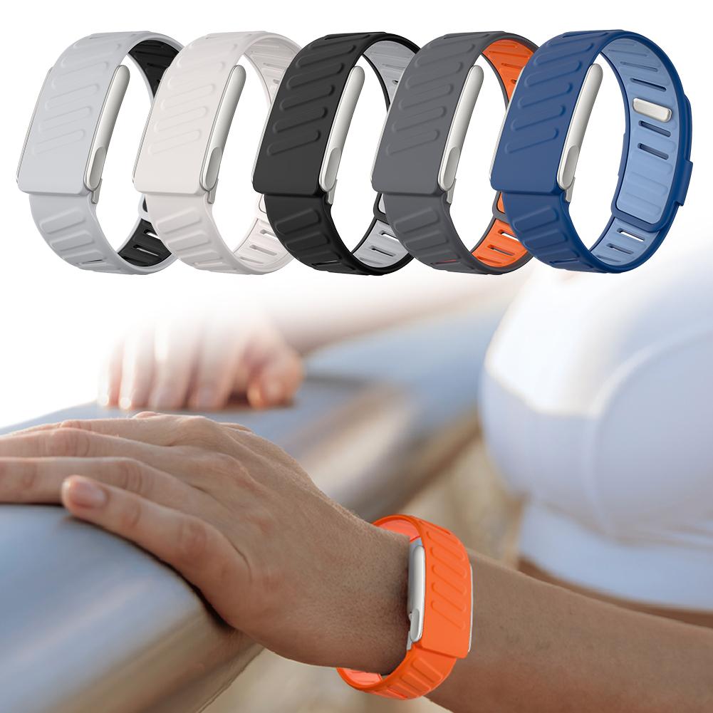 Compatible for WHOOP 4.0/5.0 SportFlex Wrist Band Soft-Touch Silicone Waterproof and Sweatproof Replacement Band Adjustable Band