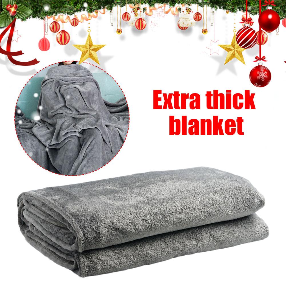 Oversized Sping & Summer Blanket For Camping Soft Warm Stitch Cover For Sofa Bed Blankets Flann Y3W3