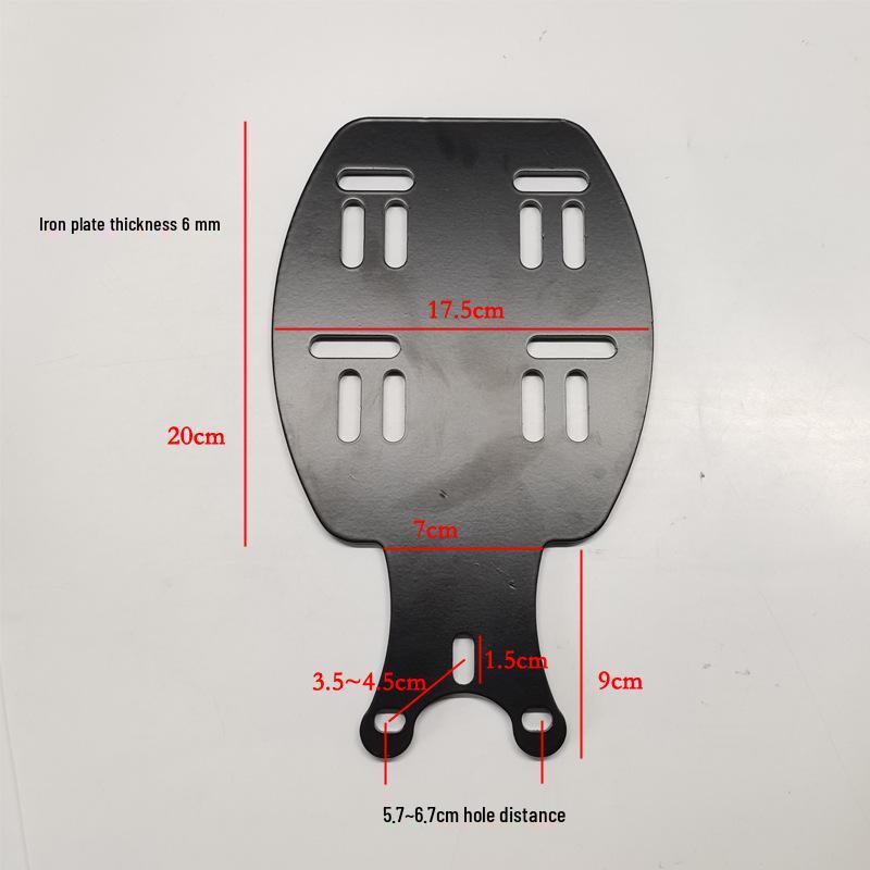 

Универсальный электрический велосипедный багажник для хранения с спинкой Medium