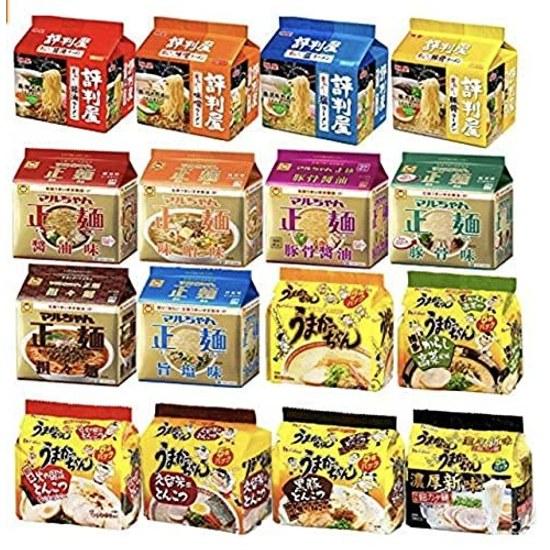Assorted Set 30 Packets 6 Types Instant Ramen